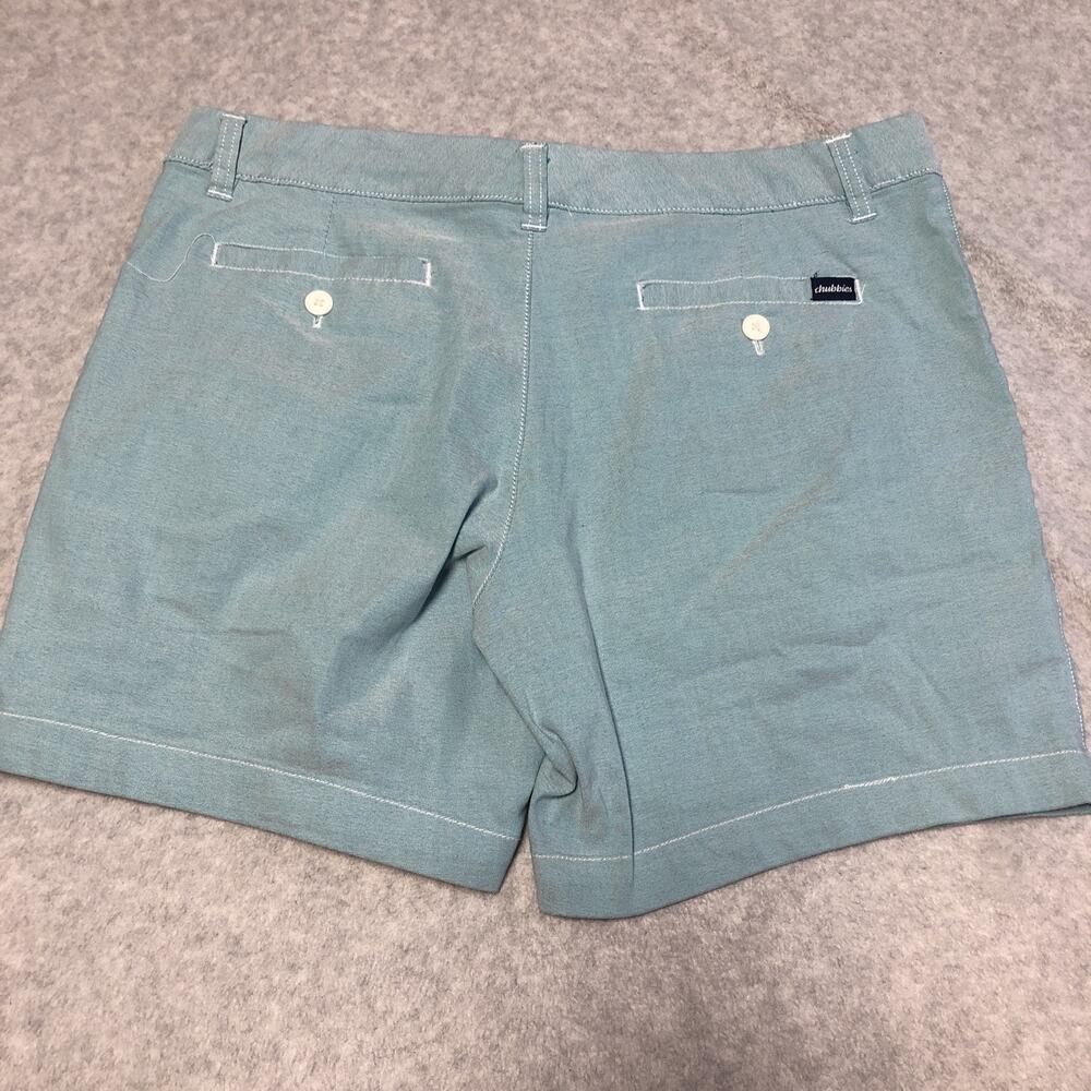 Chubbies The Staples Flat Front Chino Shorts Men's Size 34/7 Green Preppy - Picture 8 of 12